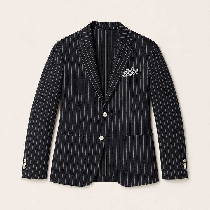 The Orvieto Men’s Striped Lightweight Linen Blend Blazer