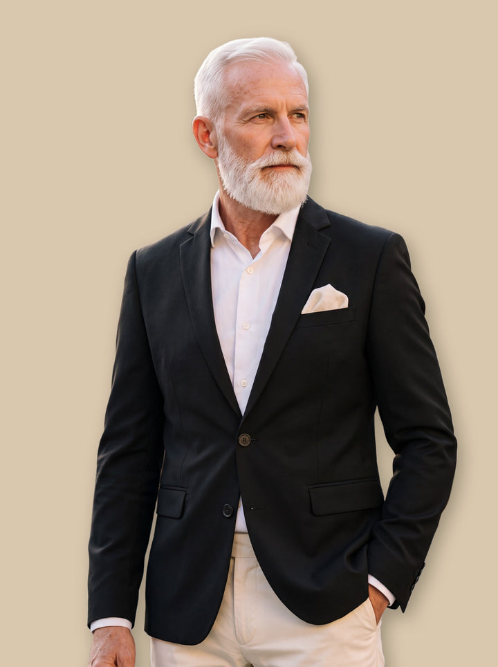 Felix blazer suit in Black, studio - Gentlemens Manor