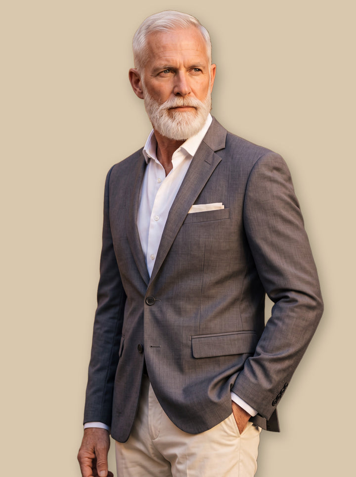 Felix blazer suit in Grey, studio - Gentlemens Manor