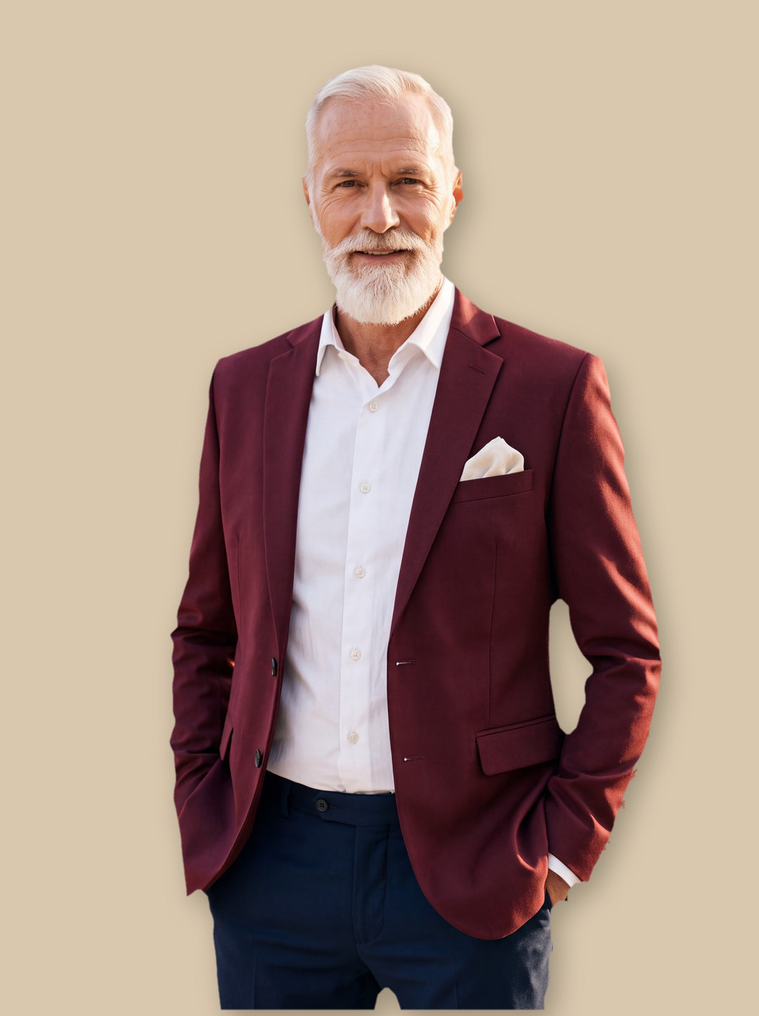 Felix blazer suit in Red, studio - Gentlemens Manor