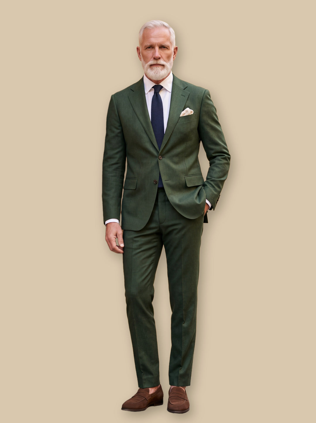 Fitzgerald two piece set in Green, studio - Gentlemens Manor
