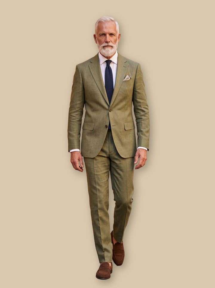 Fitzgerald two piece set in Olive, studio - Gentlemens Manor
