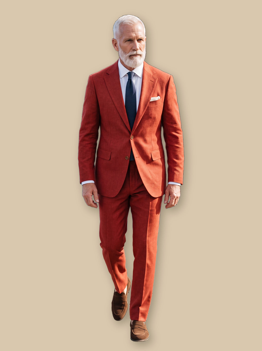 Fitzgerald two piece set in Red, studio - Gentlemens Manor