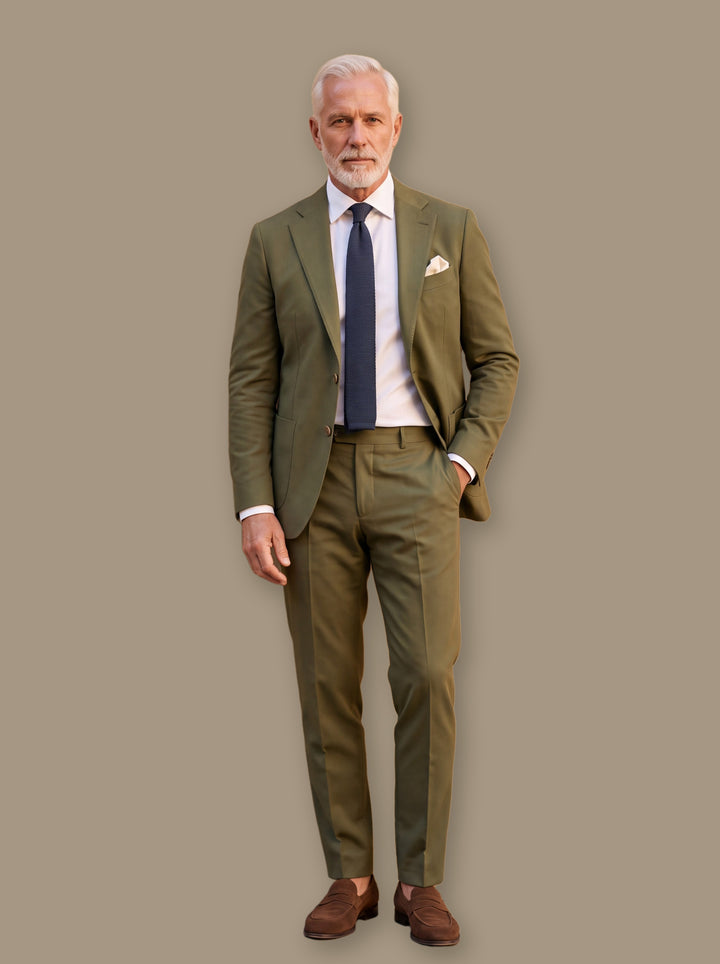 Fletcher two piece set in Olive, studio - Gentlemens Manor
