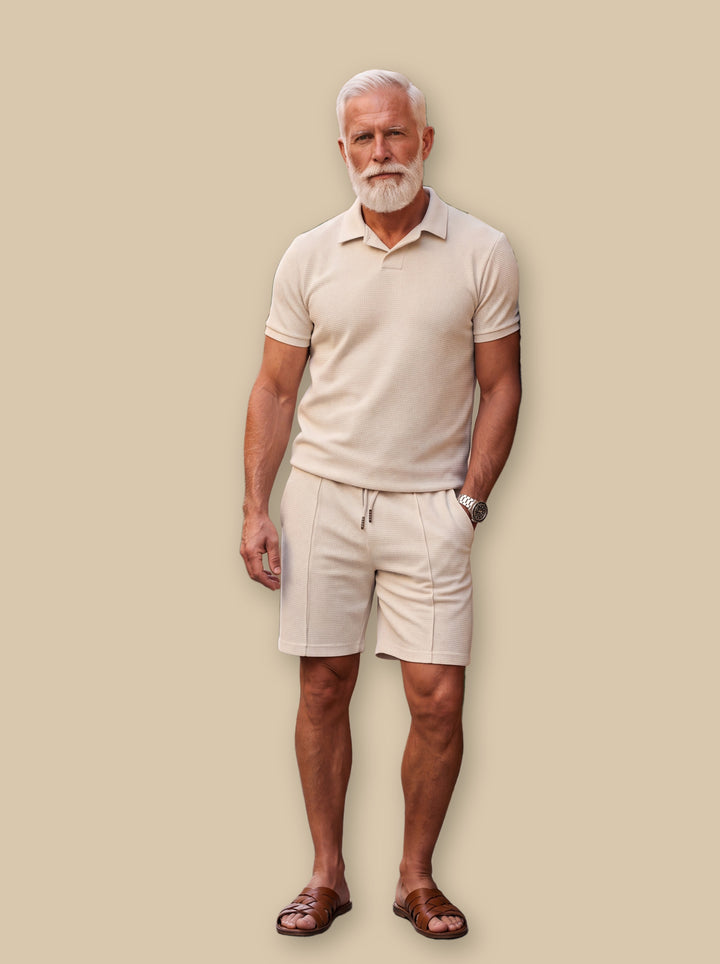 Forrest two piece set in Beige, studio - Gentlemens Manor