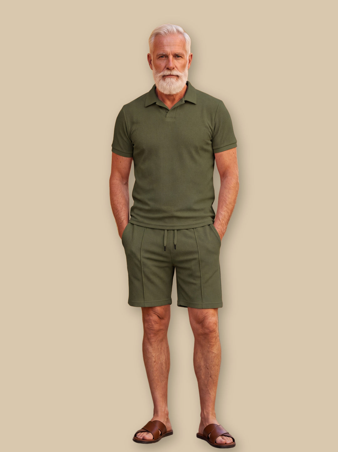 Forrest two piece set in Olive, studio - Gentlemens Manor