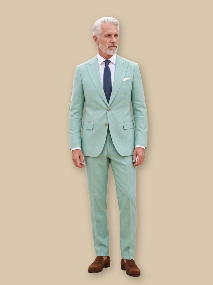 Franklin two piece set in Green, studio - Gentlemens Manor