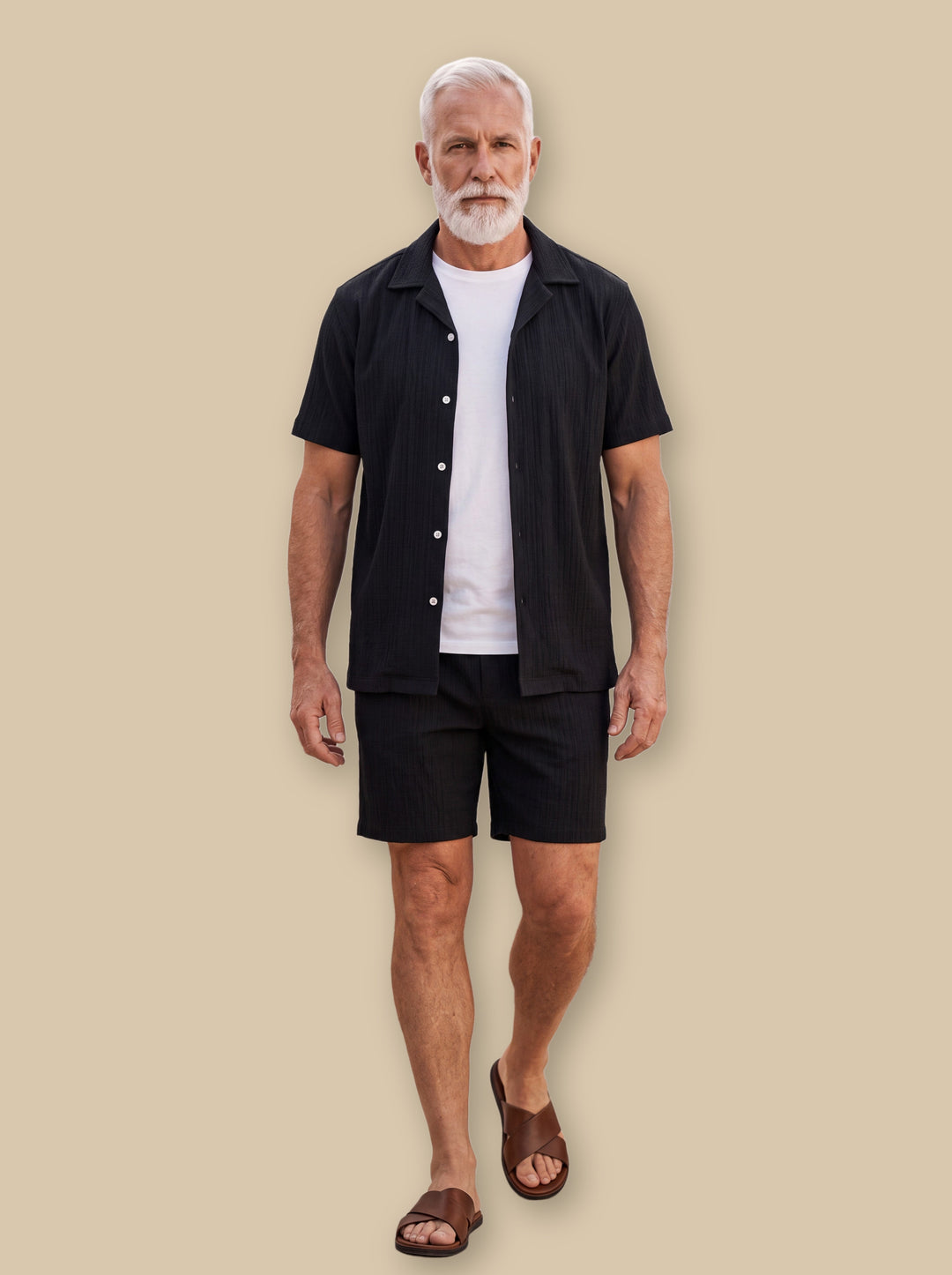 Gabriel two piece set in Black, studio - Gentlemens Manor