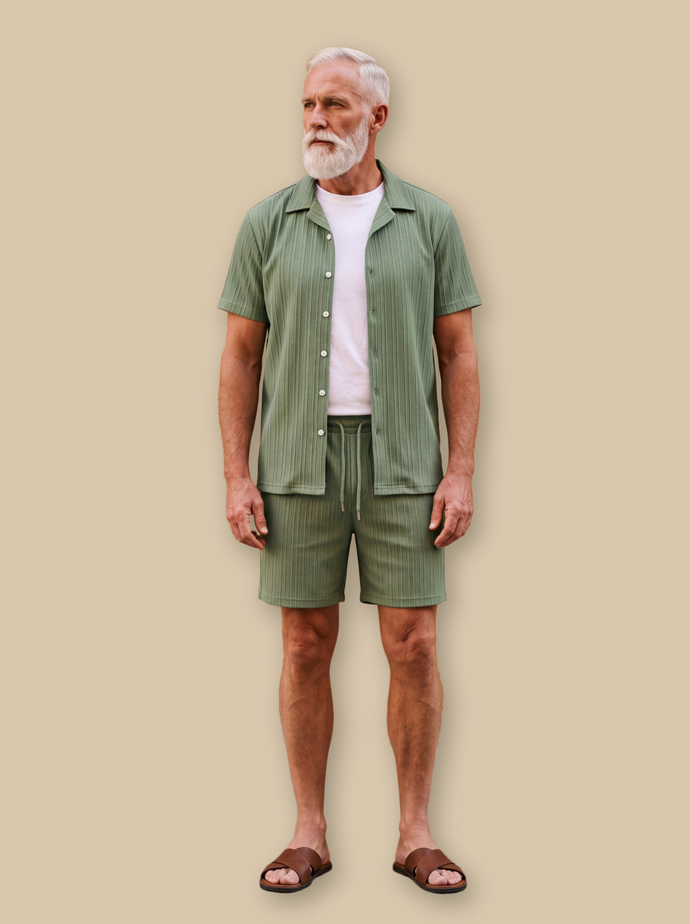 Gardner two piece set in Green, studio - Gentlemens Manor