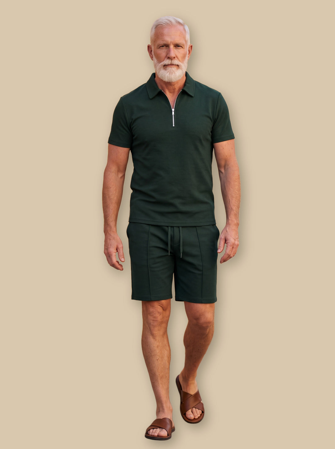 Garrett two piece set in Green, studio - Gentlemens Manor