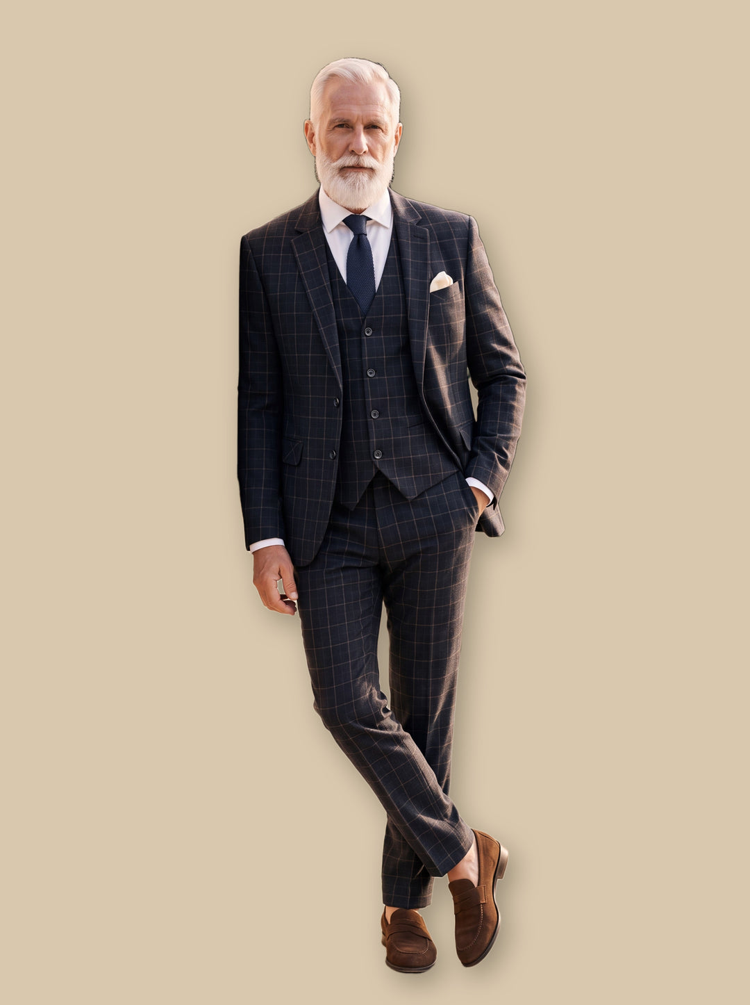 George blazer suit in Black, studio - Gentlemens Manor
