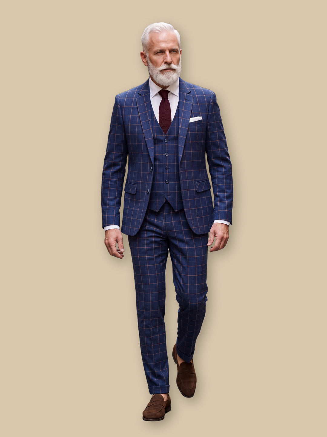 George blazer suit in Navy, studio - Gentlemens Manor