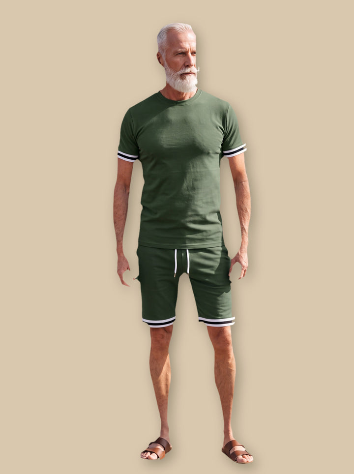 Gerald two piece set in Olive, studio - Gentlemens Manor