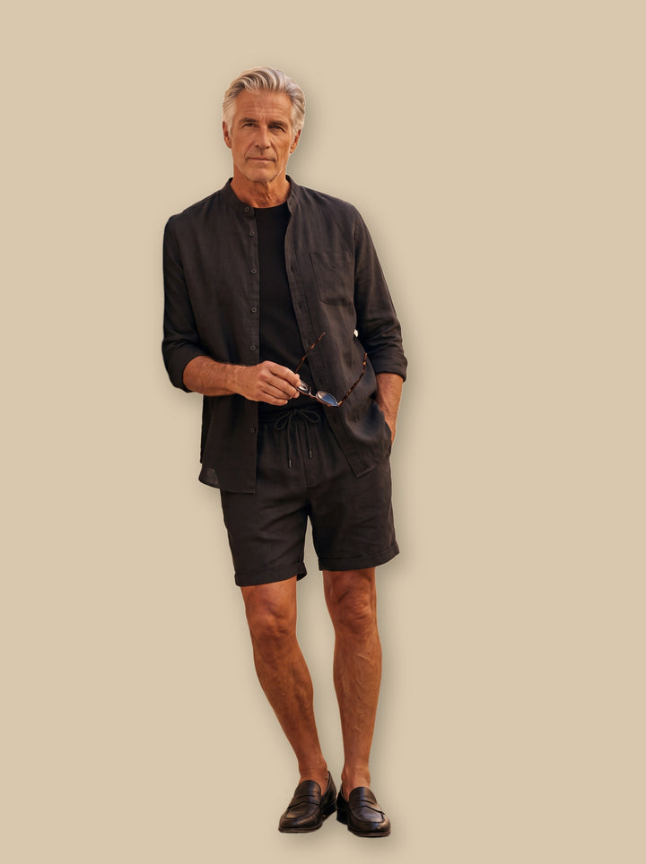Gilbert two piece set in Black, studio - Gentlemens Manor
