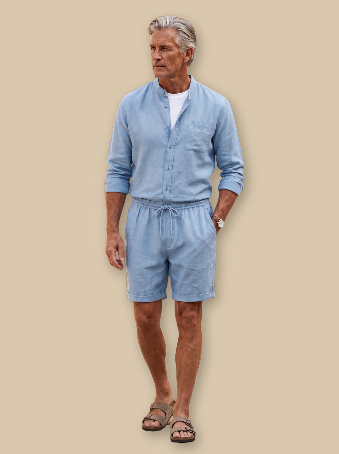 Gilbert two piece set in Light Blue, studio - Gentlemens Manor