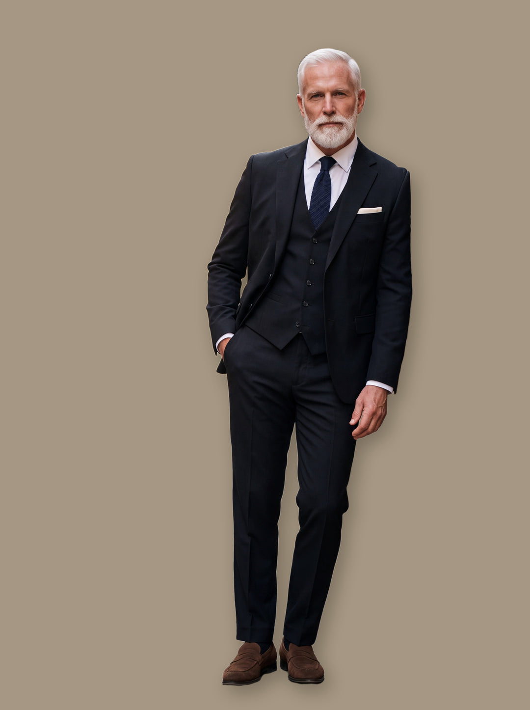 Giles blazer suit in Black, studio - Gentlemens Manor