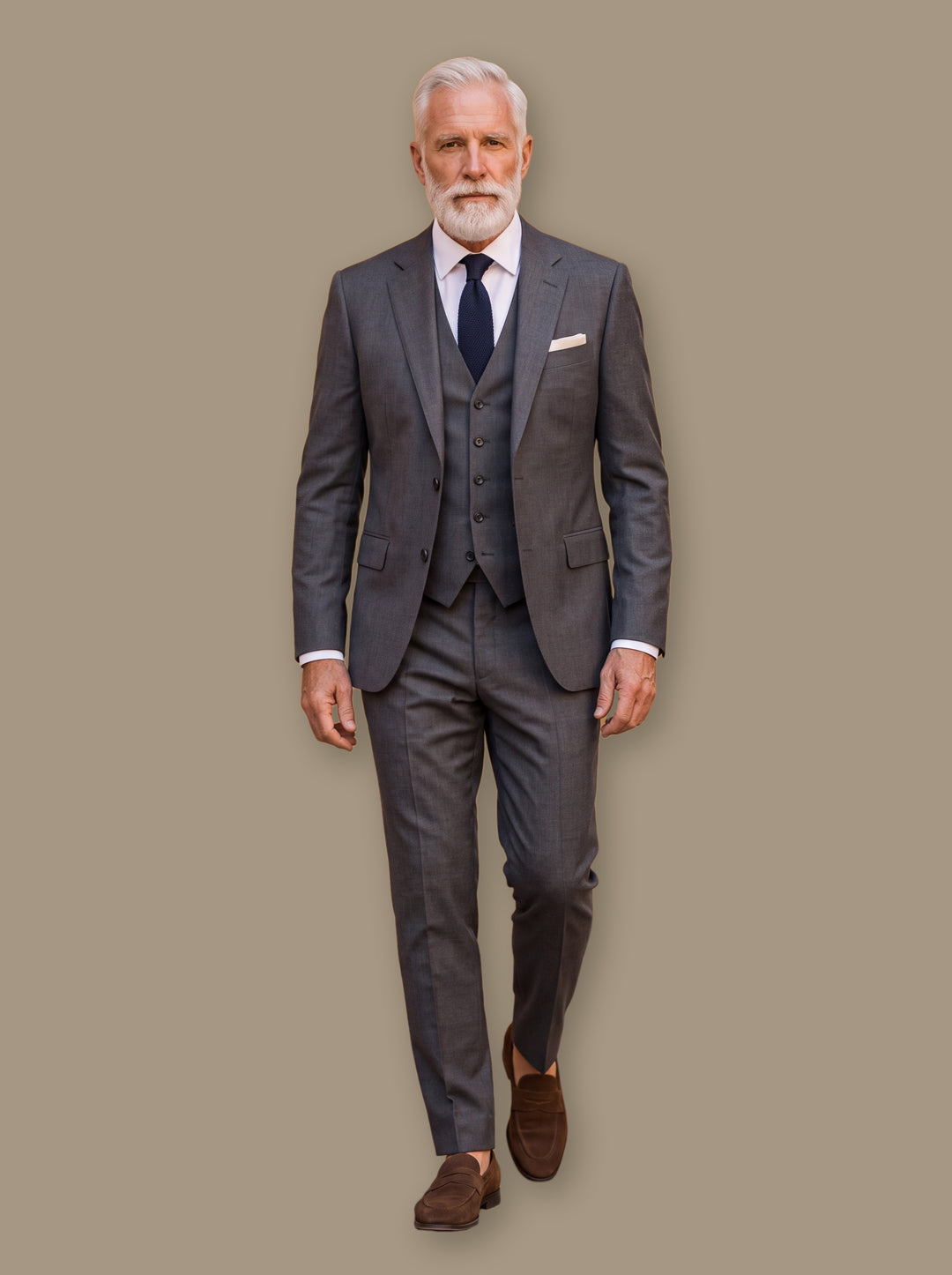 Giles blazer suit in Charcoal, studio - Gentlemens Manor