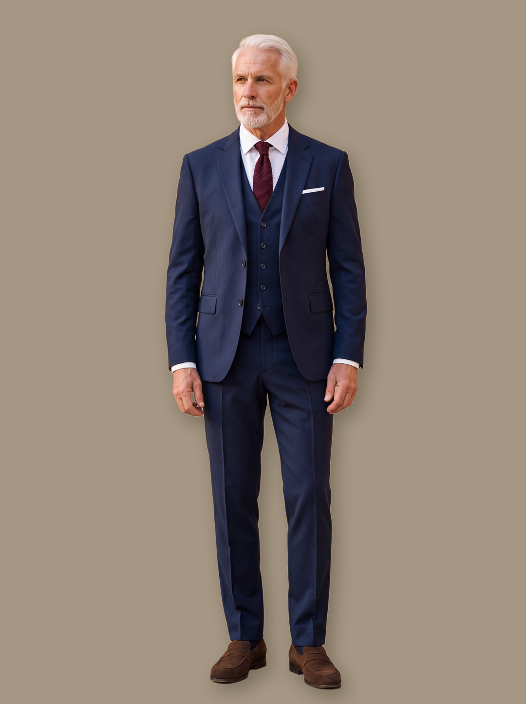 Giles blazer suit in Navy, studio - Gentlemens Manor