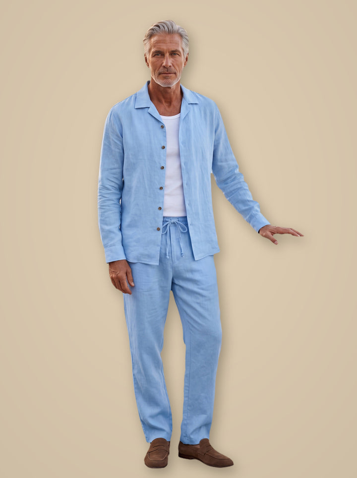 Glenn two piece set in Light Blue, studio - Gentlemens Manor