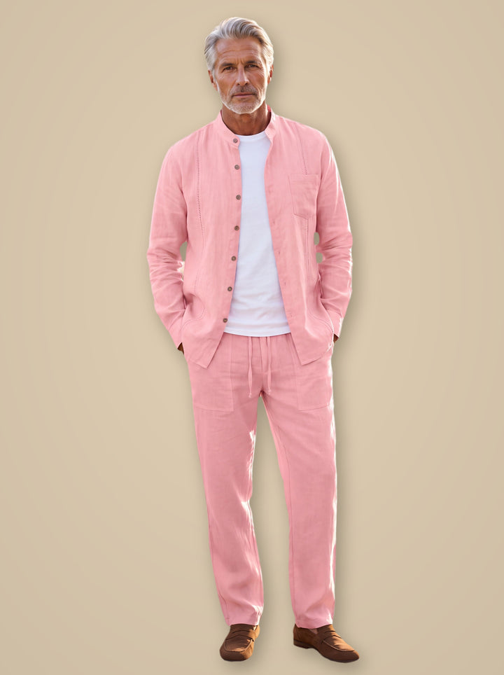 Glenn two piece set in Pink, studio - Gentlemens Manor