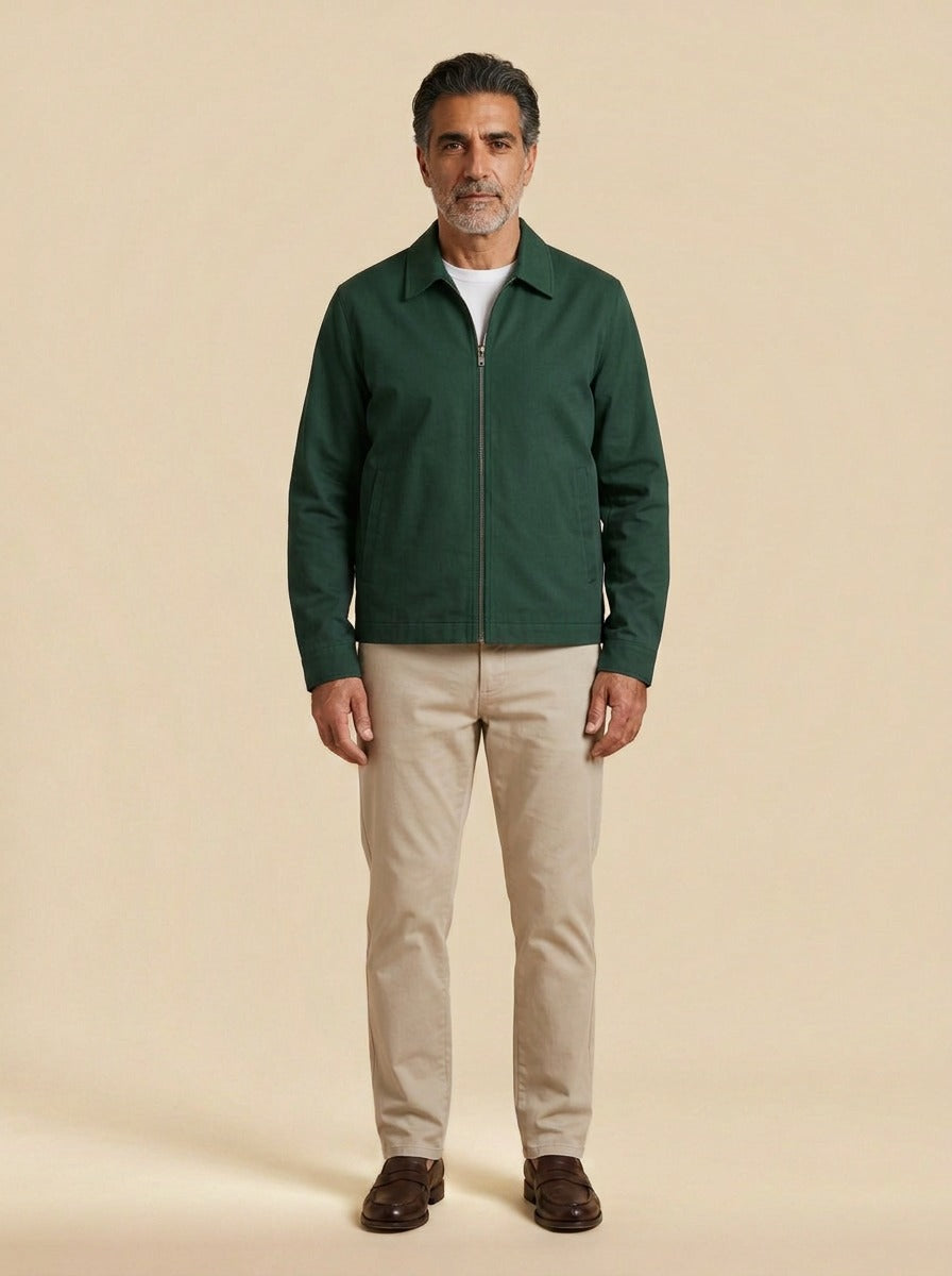 Goodwin jacket in Green, studio, Gentlemens Manor