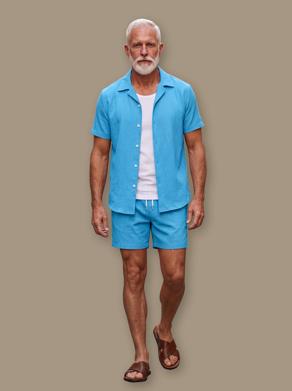 Gordon two piece set in Blue, studio - Gentlemens Manor