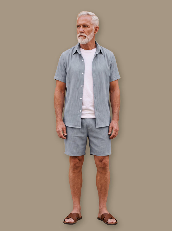 Gordon two piece set in Grey, studio - Gentlemens Manor