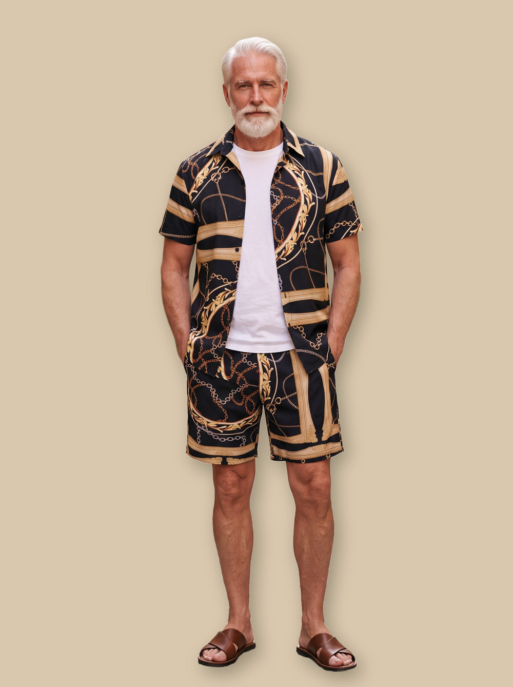 Graham two piece set in Black, studio - Gentlemens Manor