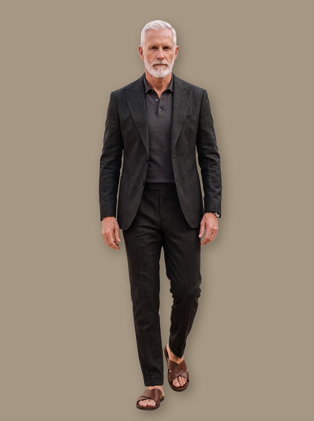 Grant two piece set in Black, studio - Gentlemens Manor