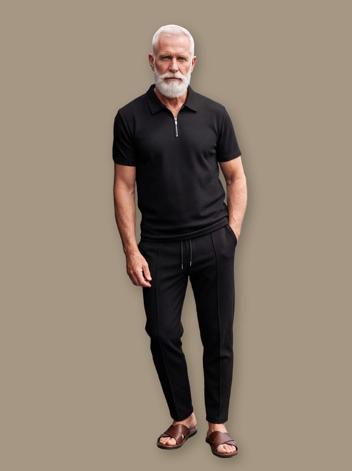 Gregory two piece set in Black, studio - Gentlemens Manor