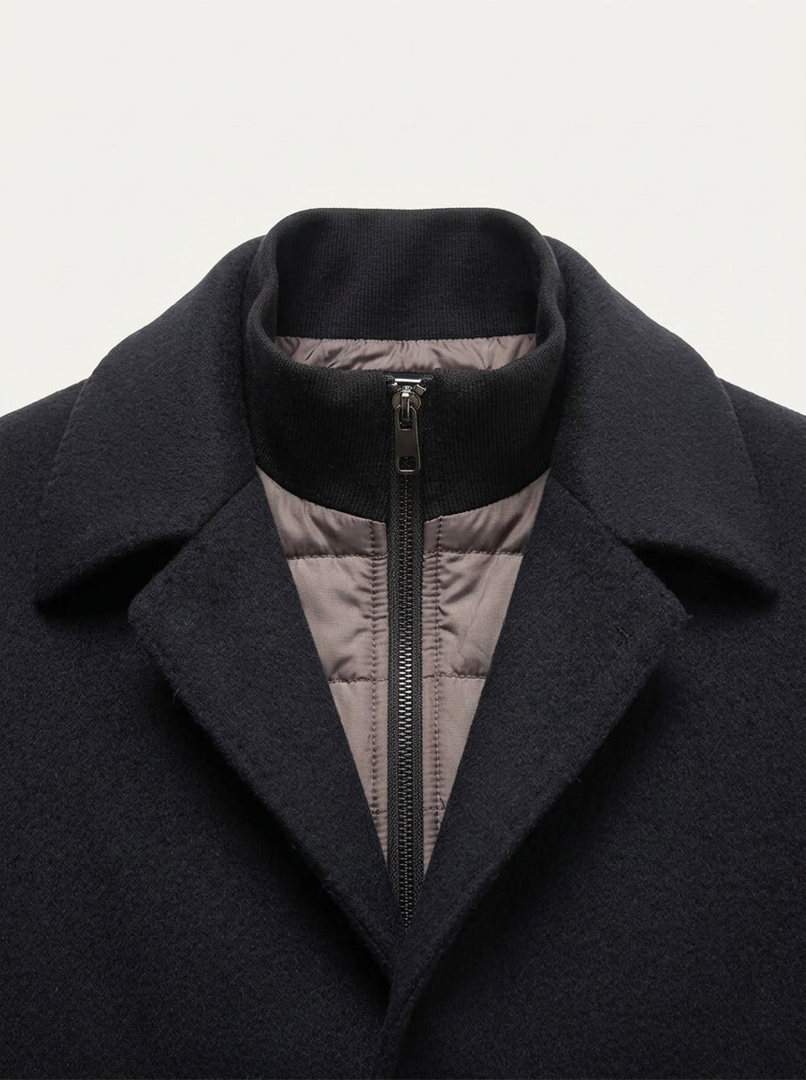 Greville car coat, fabric close up, Gentlemens Manor