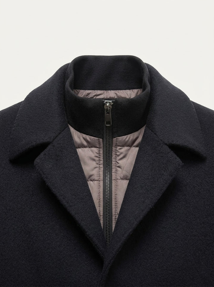 Greville car coat, fabric close up, Gentlemens Manor