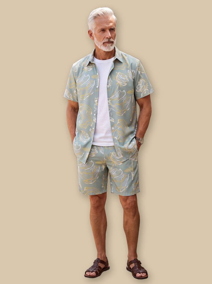 Griffin two piece set in Sage, studio - Gentlemens Manor