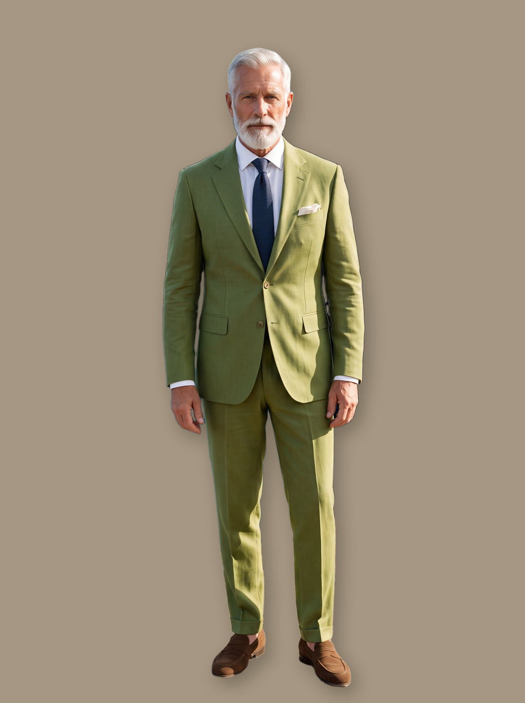 Guy two piece set in Green, studio - Gentlemens Manor