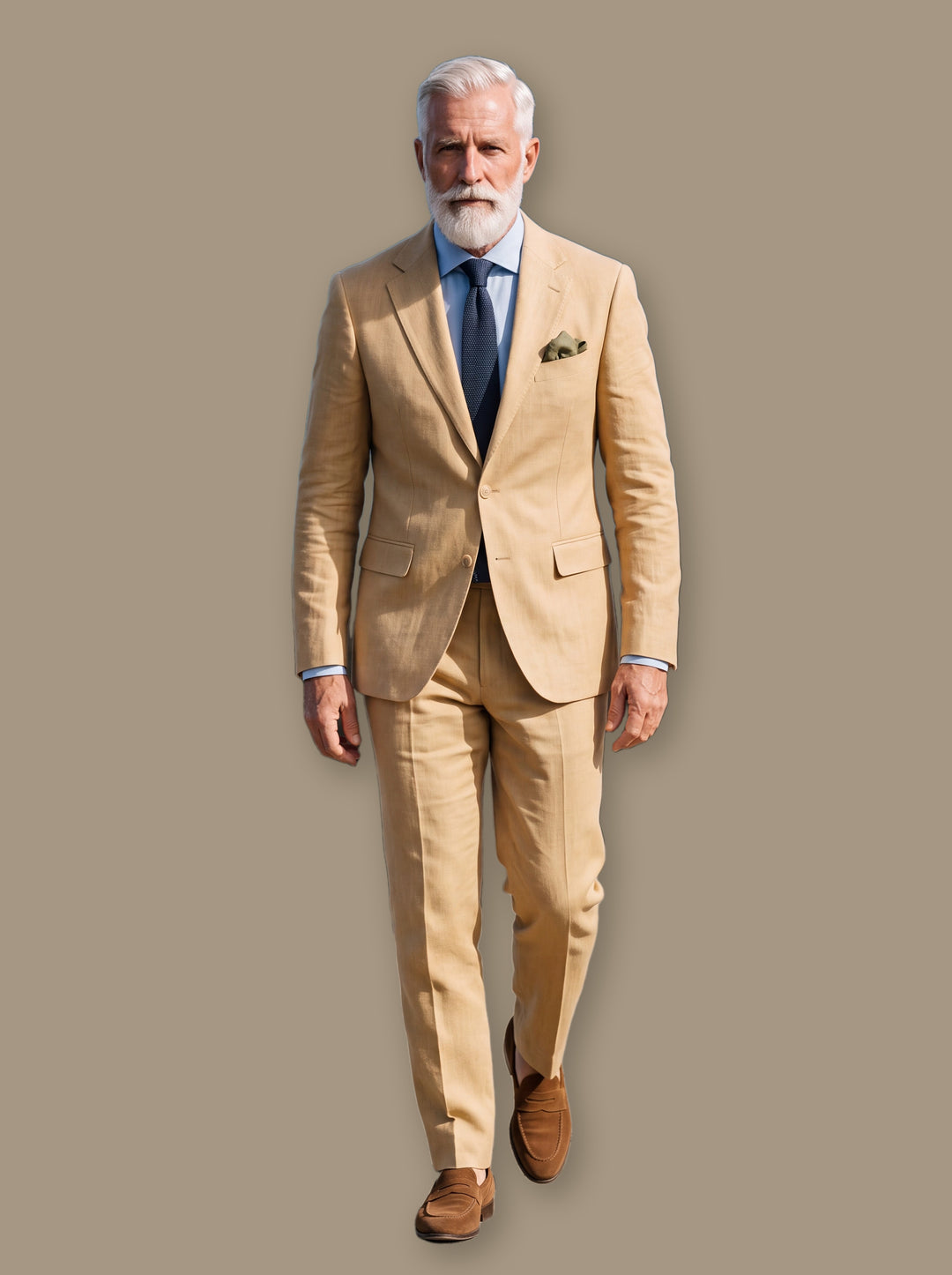 Guy two piece set in Sand, studio - Gentlemens Manor