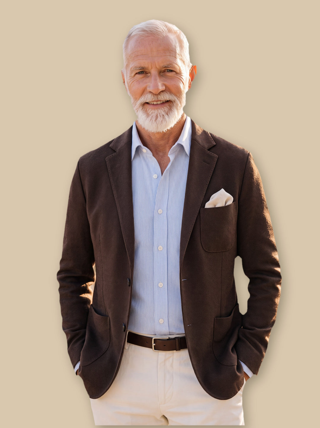 Hadley blazer suit in Brown, studio - Gentlemens Manor