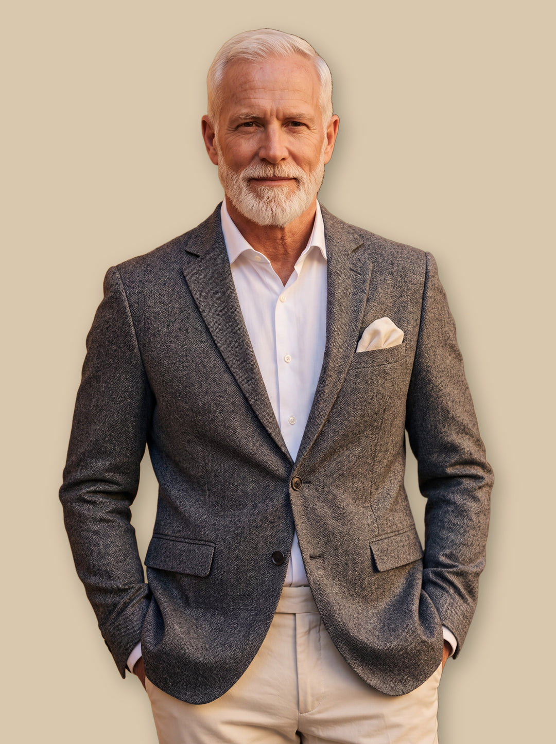 Hale blazer suit in Grey, studio - Gentlemens Manor