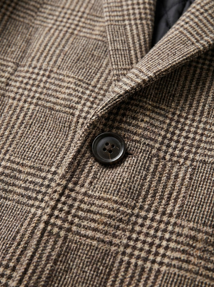 Harding overcoat, fabric close up, Gentlemens Manor