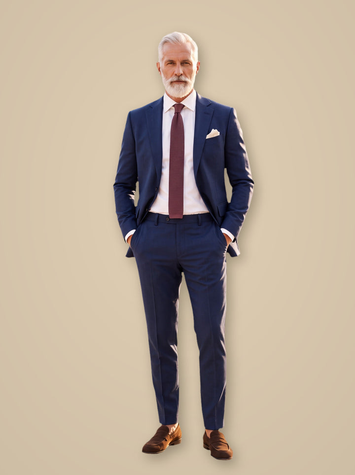 Harlan blazer suit in Navy, studio - Gentlemens Manor