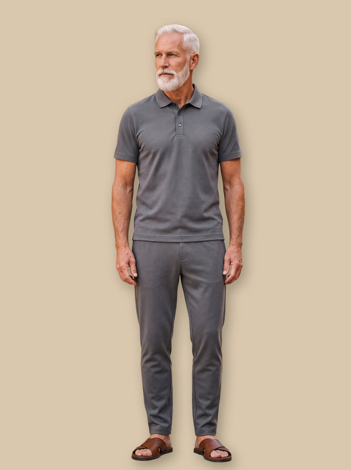 Harper two piece set in Grey, studio - Gentlemens Manor