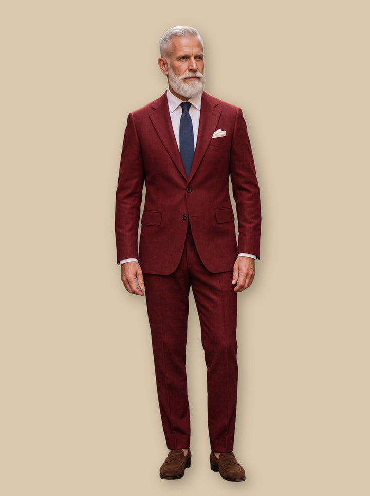 Harrison blazer suit in Red, studio - Gentlemens Manor