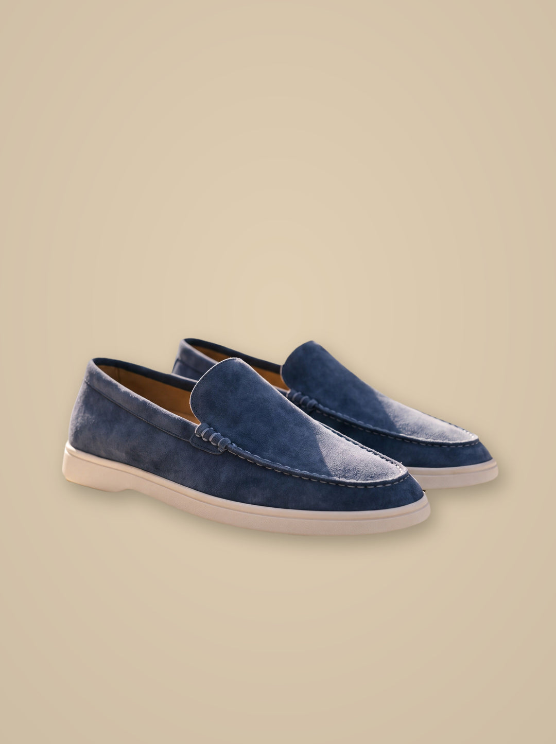 Hartley loafers in Blue, studio - Gentlemens Manor