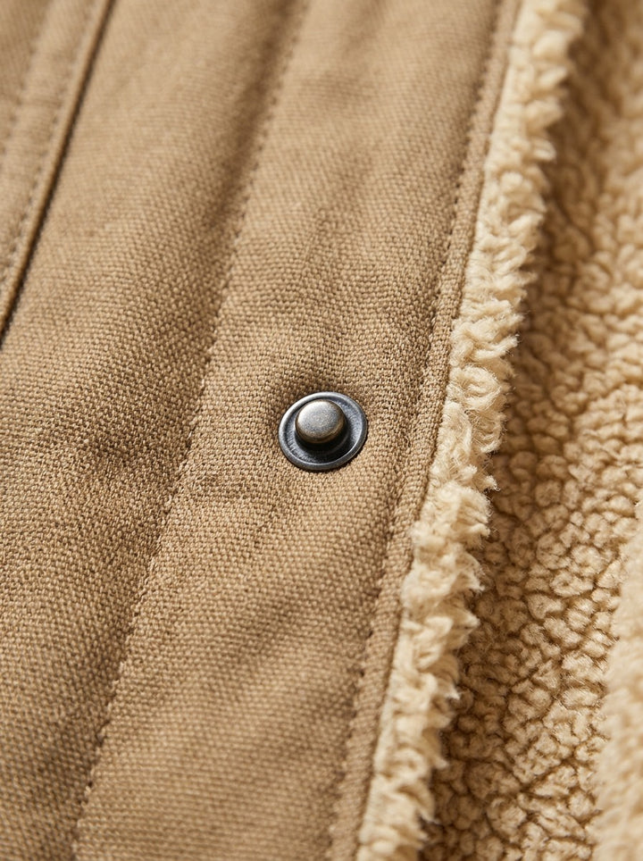 Harvey trucker jacket, fabric close up, Gentlemens Manor