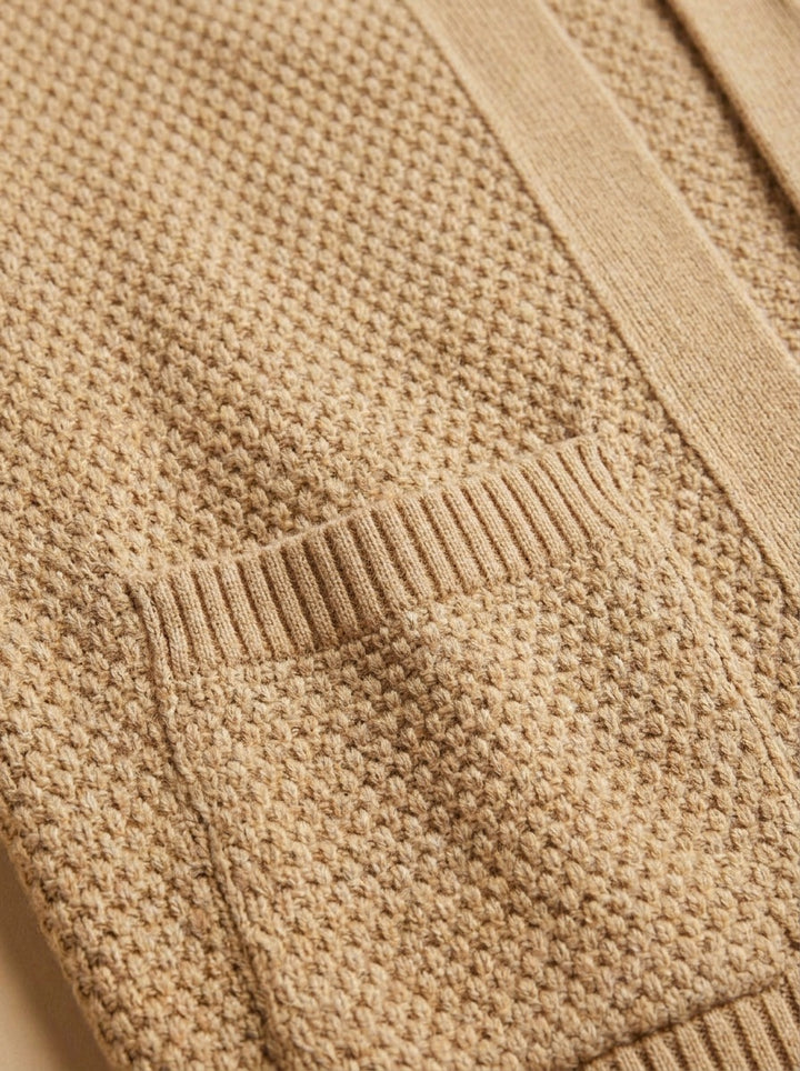 Harwood cardigan, fabric close up, Gentlemens Manor
