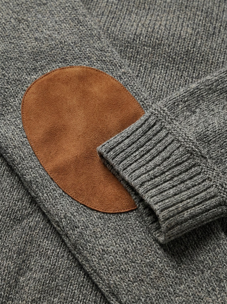 Hastings crew neck sweater, fabric close up, Gentlemens Manor
