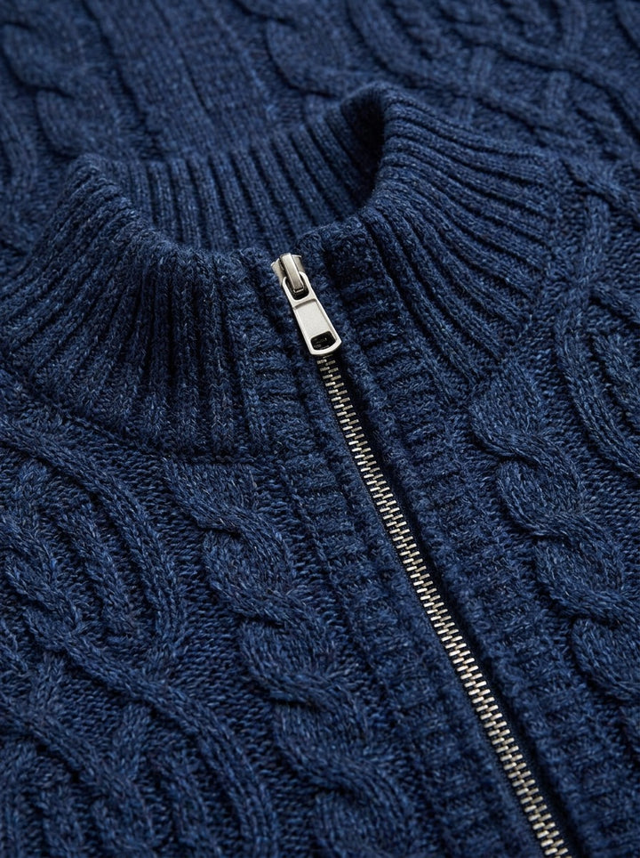 Hawley cardigan, fabric close up, Gentlemens Manor