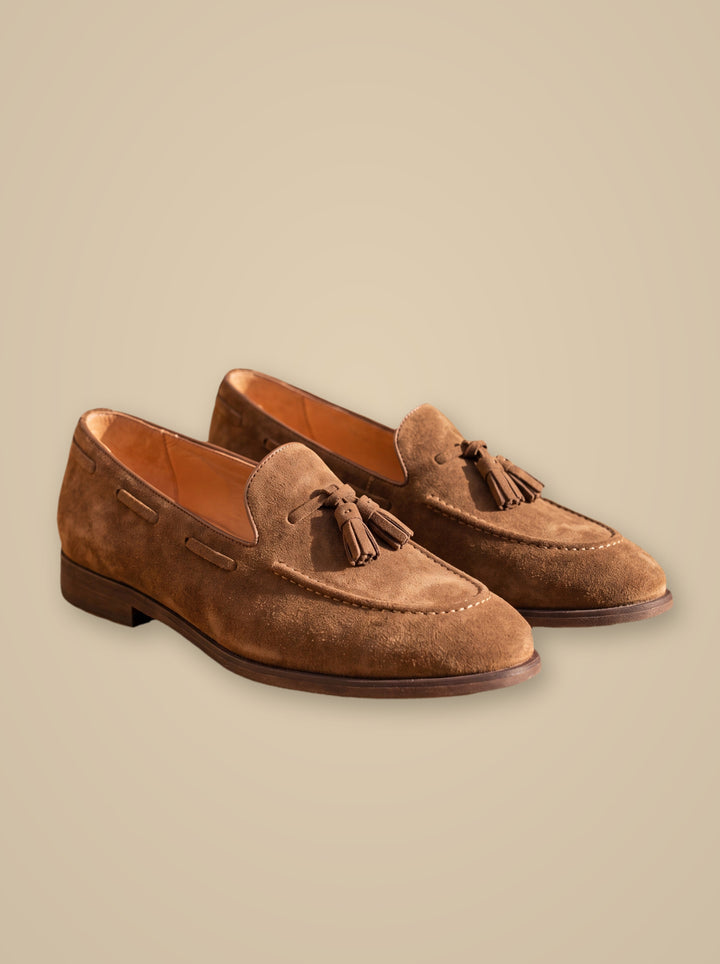 Hayden loafers in Sand, studio - Gentlemens Manor