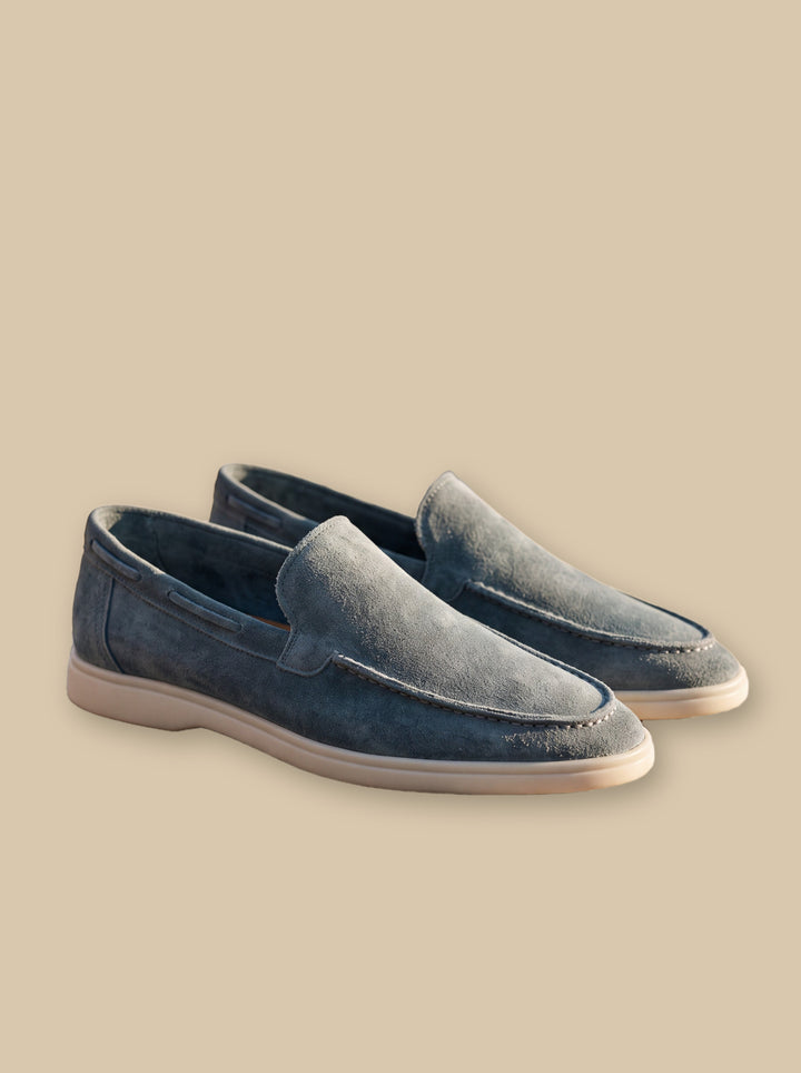 Heath loafers in Blue, studio - Gentlemens Manor
