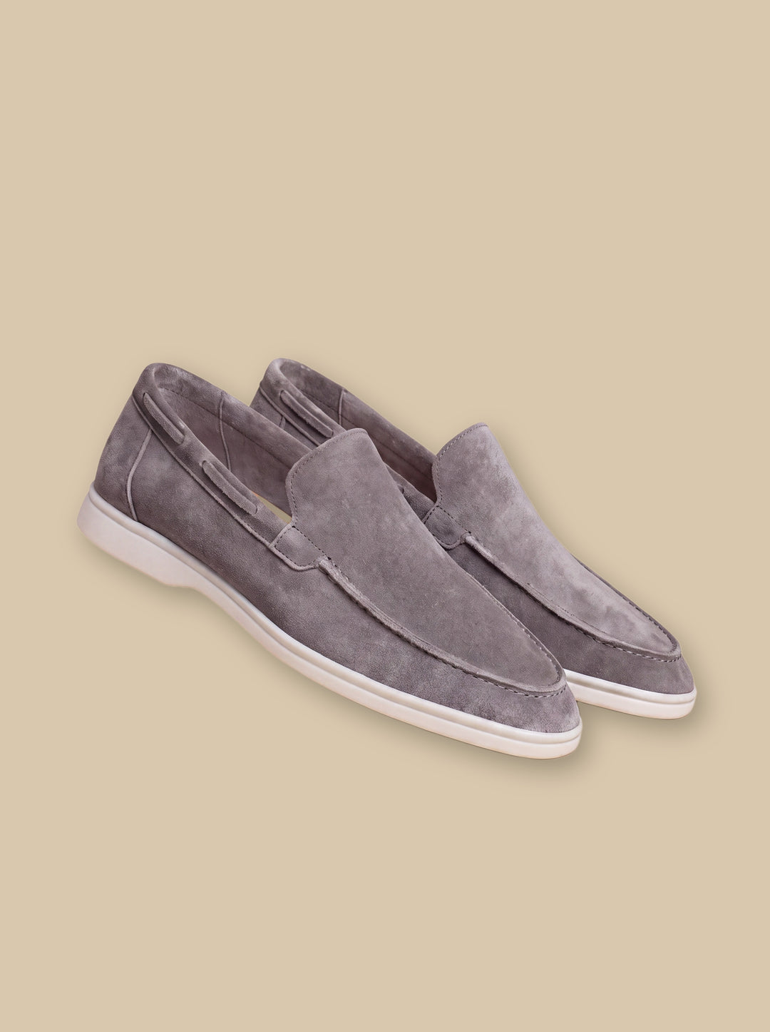 Heath loafers in Grey, studio - Gentlemens Manor