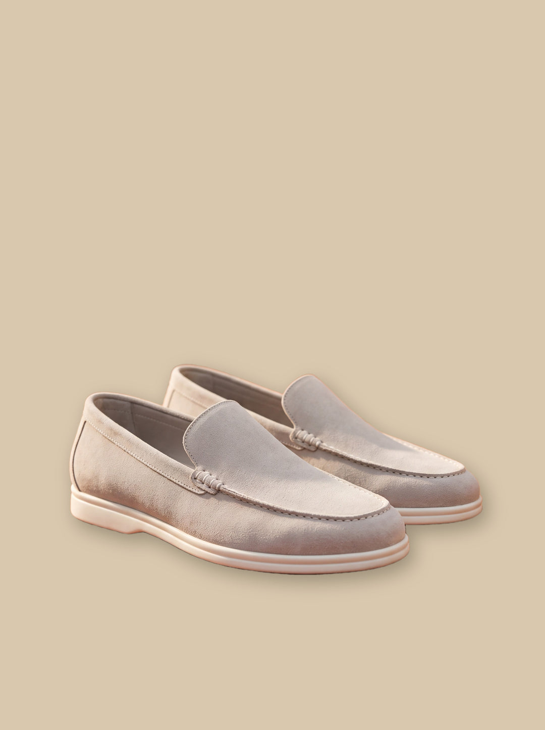 Howard shoes in Light Grey, studio - Gentlemens Manor